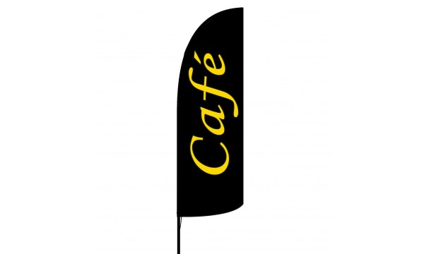 Café Custom Advertising Flag